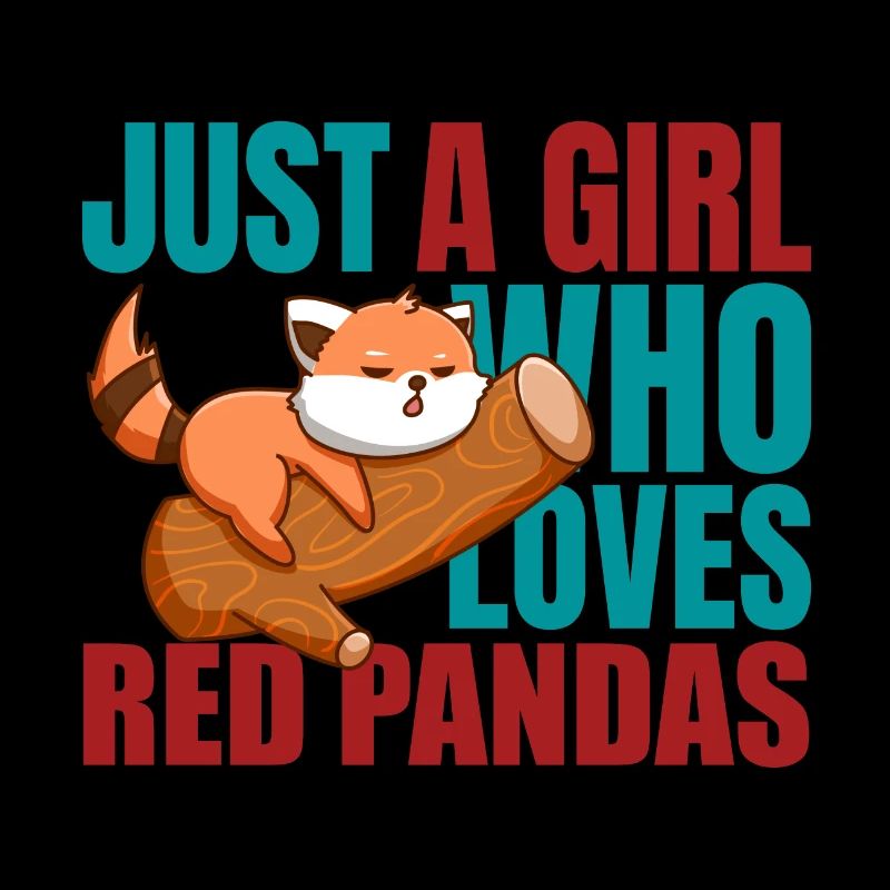 NUR EIN MÄDCHEN, DAS ROTE PANDAS LIEBT