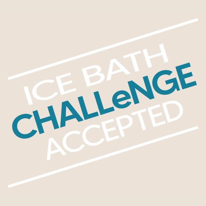 Ice bathing Winter swimmers "ice-bath-challenge"
