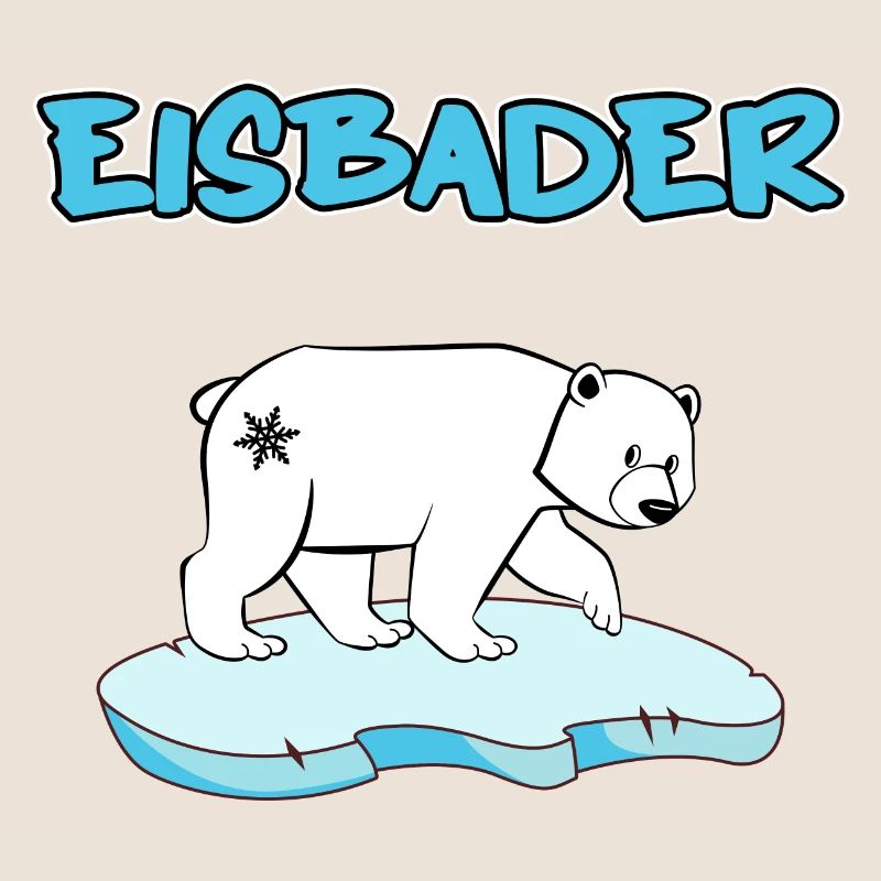 Eisbad Winterschwimmen "Eisbader Eisbär Winterbad"