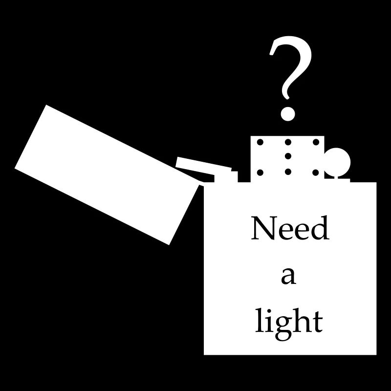 Lighter - picture with lettering