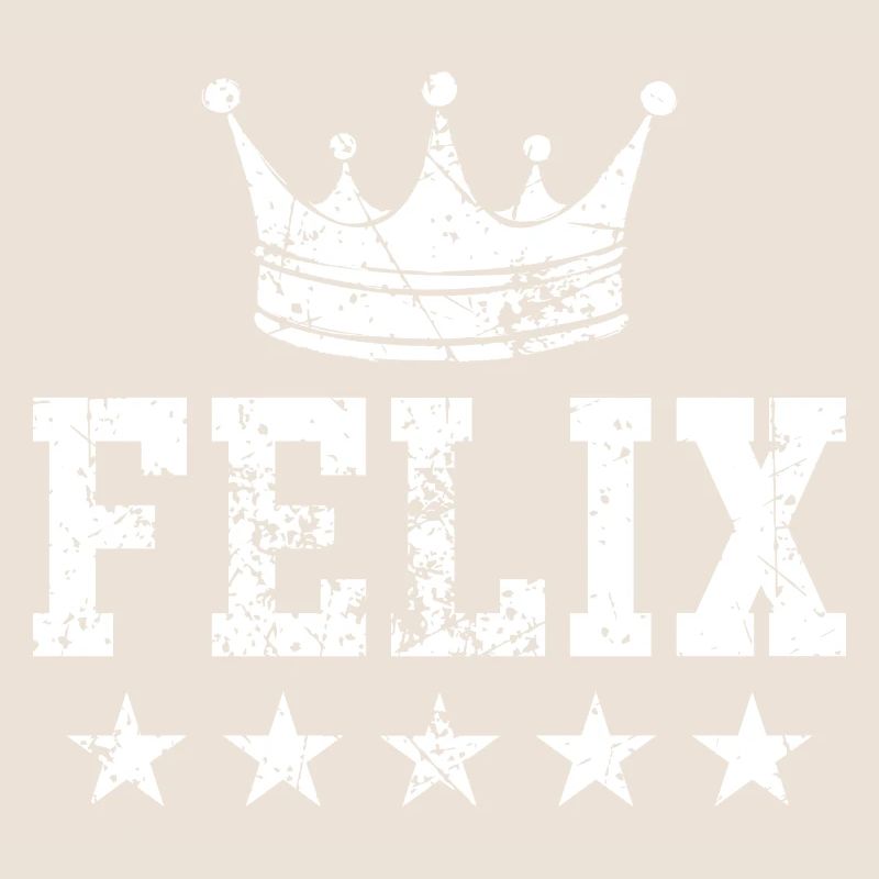 Felix with crown