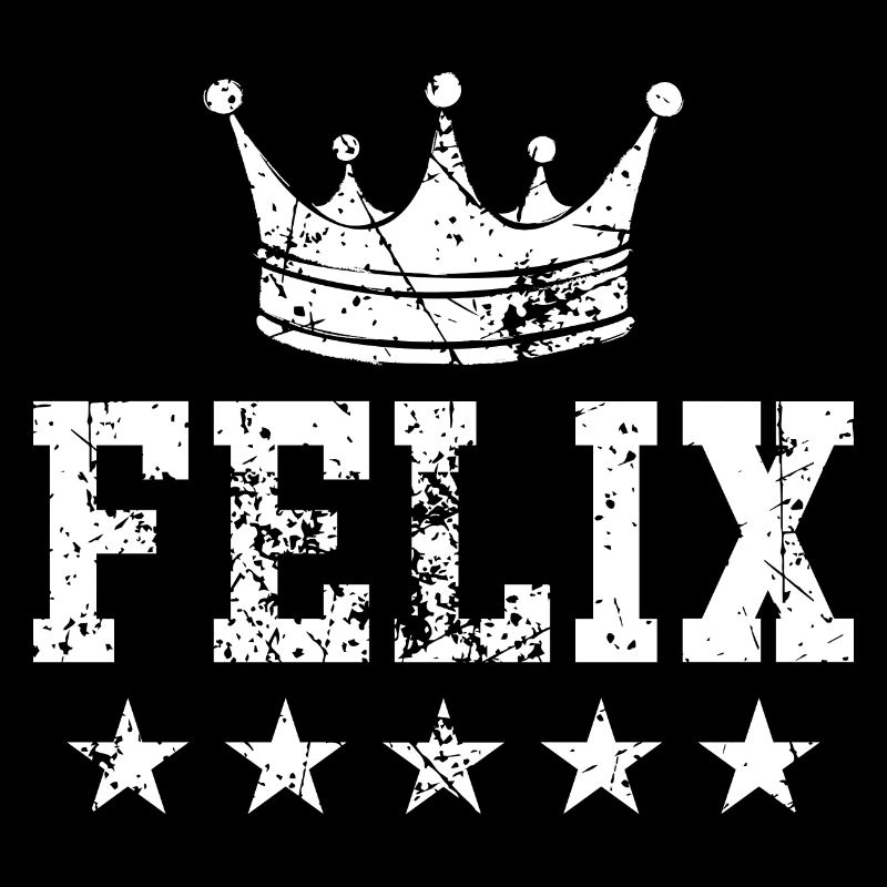 Félix avec couronne