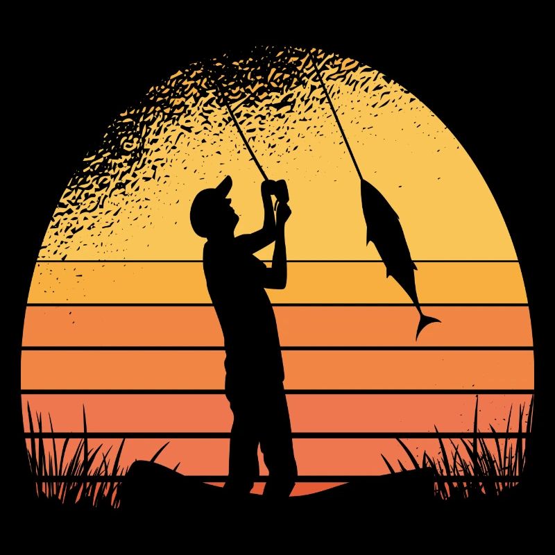 Motif pêcheur pêcheur