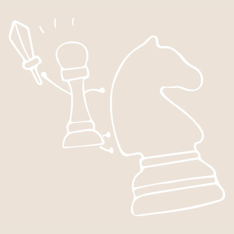 Chess Pawn Knight