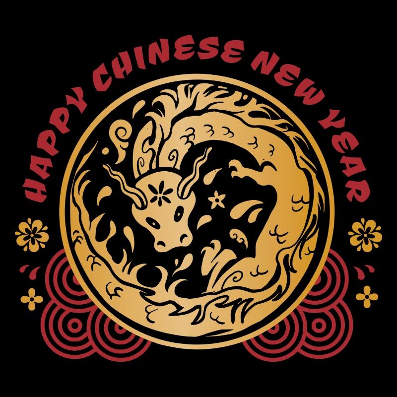 Chinesisches Neujahr Drache Vietnam I Geschenk