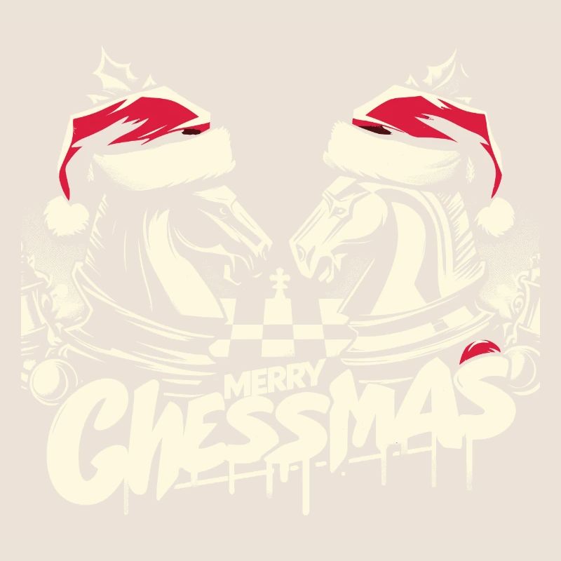 Joyeux Chessmas Échecs Noël