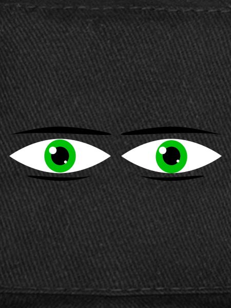 Paire d’yeux verts