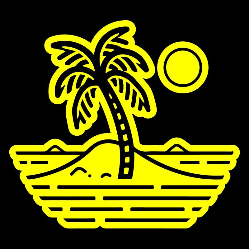 Palmiers symbole de l’été insulaire