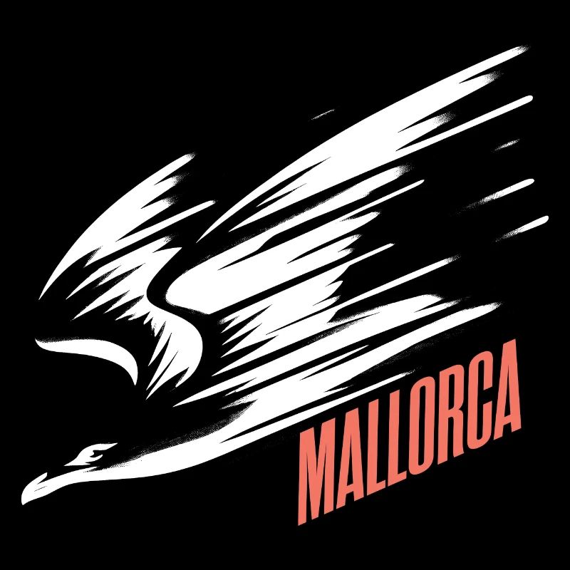 Mallorca Sturzflug Tiefflieger Möwe Urlaub T-Shirt