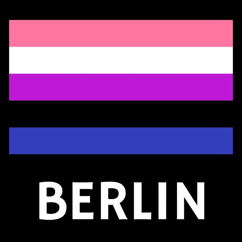 Drapeau de la fierté genderfluid Berlin