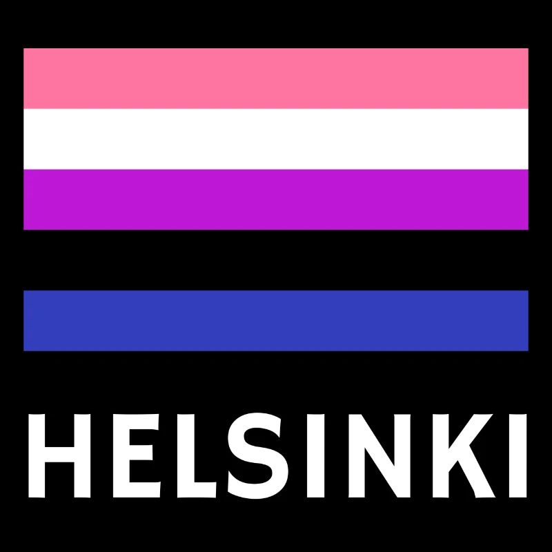 Genderfluid Pride Flag Helsinki