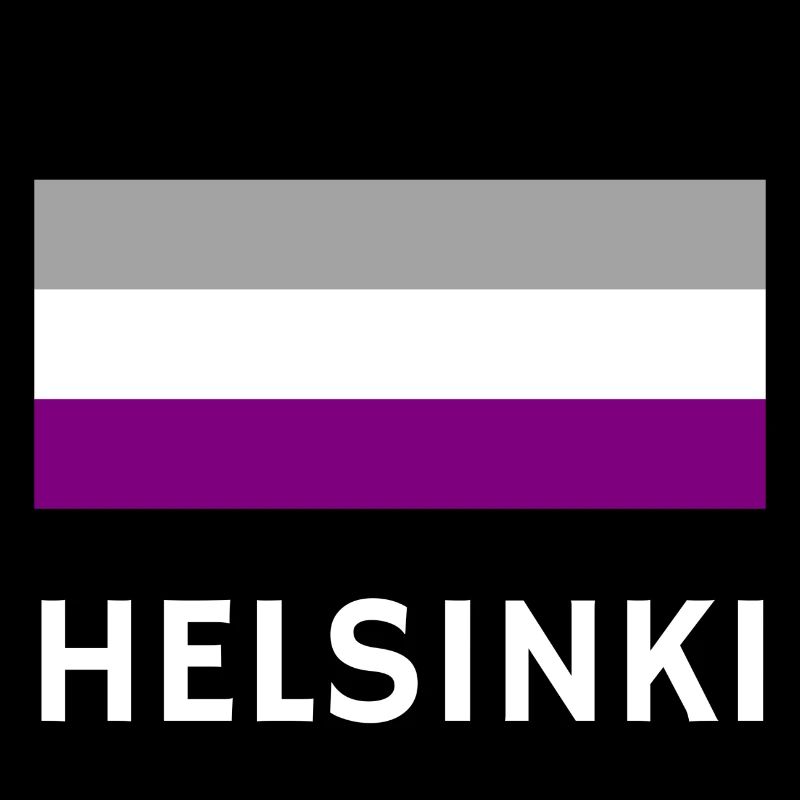 Asexuality Pride Flag Helsinki