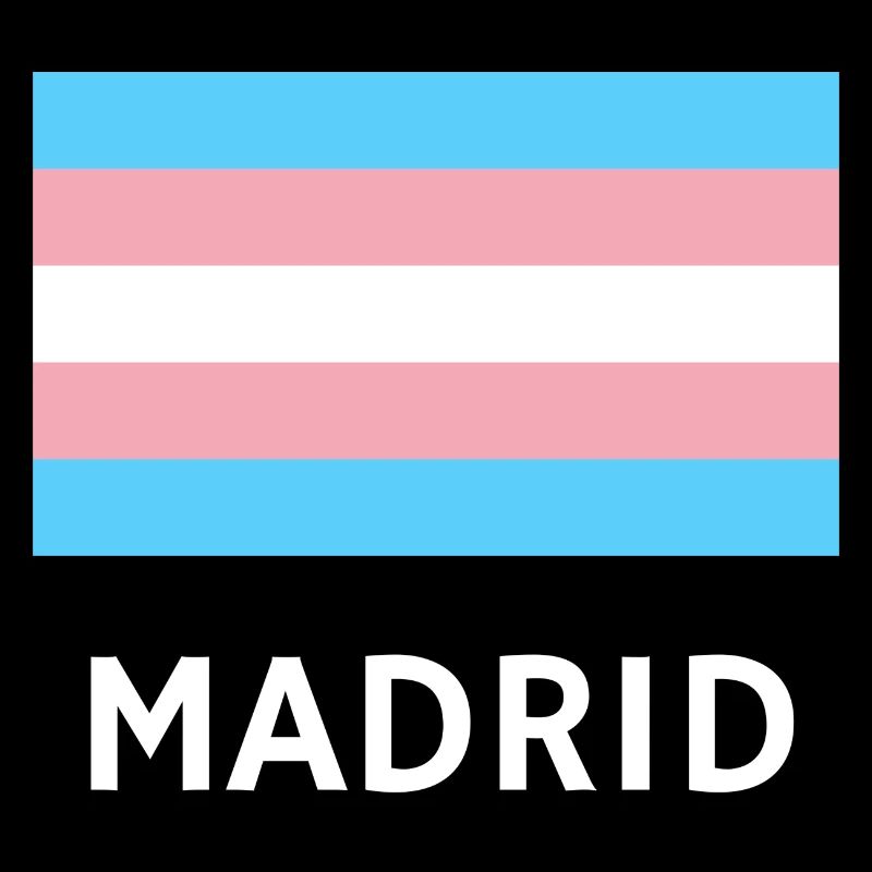 Drapeau de la Trans Pride Madrid
