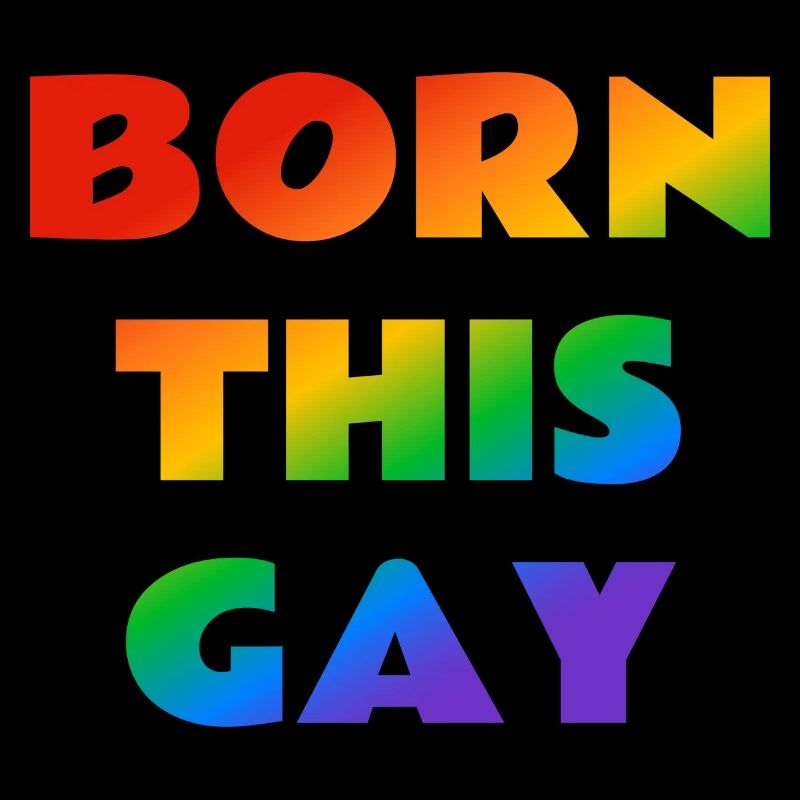 Geboren dieser schwule Regenbogentext
