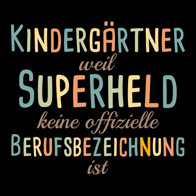 Kindergärtner Superheld Kindergarten