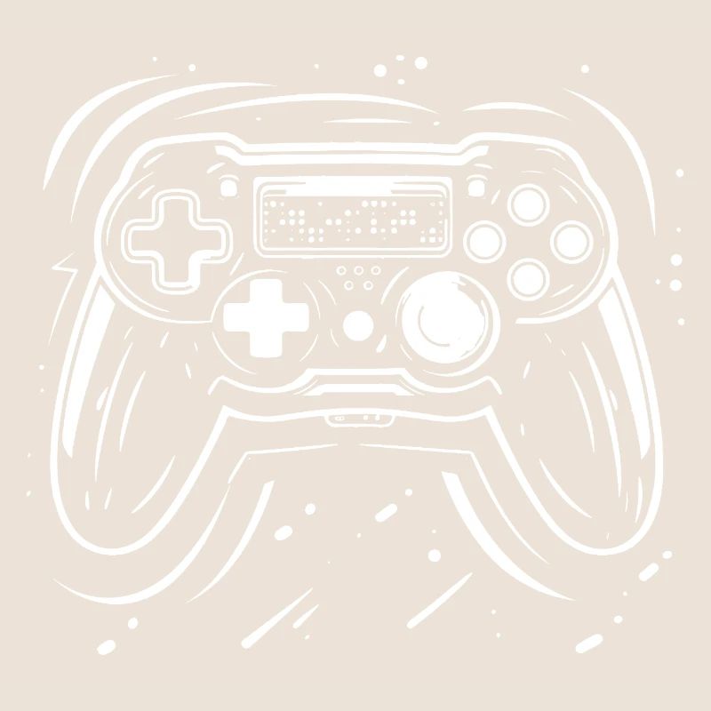 Gaming Controller Drawing