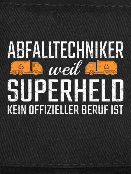Abfalltechniker Superheld