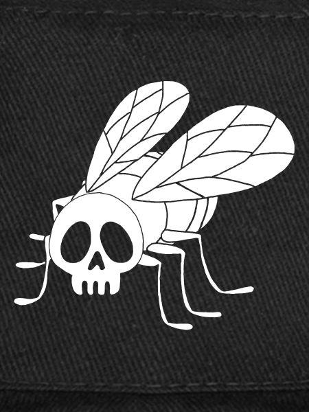 Fly Skull (White)