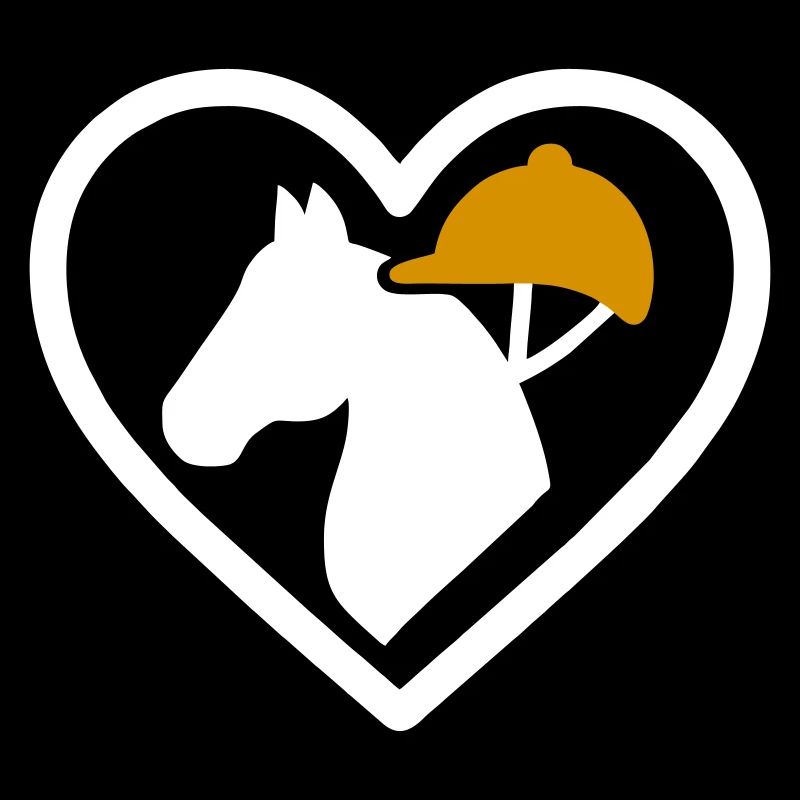 Reiten Herz Reiter Liebe Geschenk