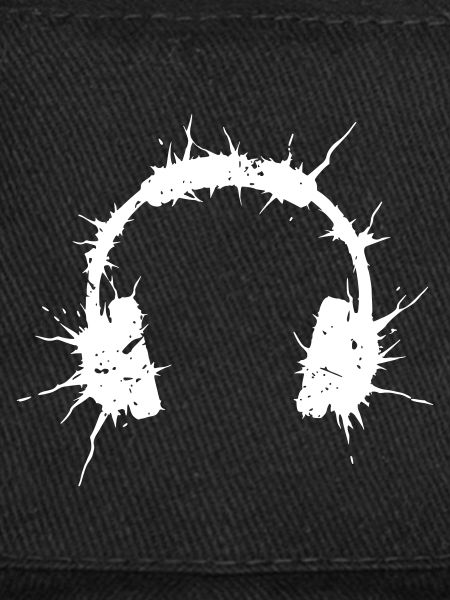 Écouteurs Grunge Explosion Art Vector