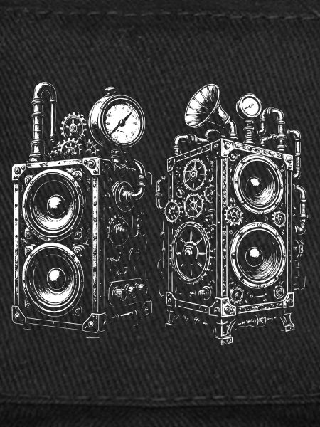 Enceintes Steampunk Gear