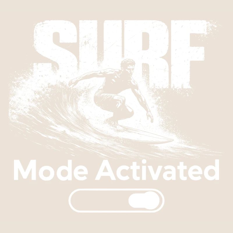 Mode Surf Shirt activé Vague de plage surfeur