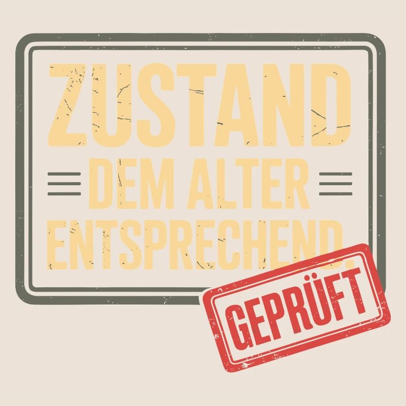 Zustand Dem Alter Entsprechend Oldtimer Geburtstag