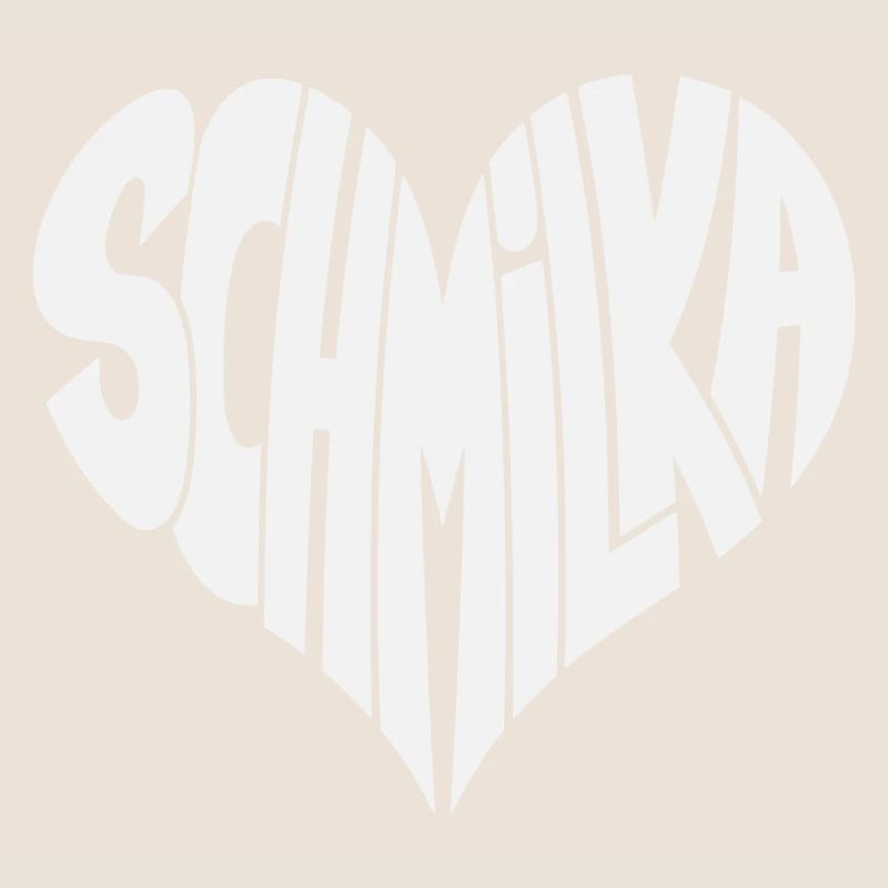 Schmilka, Ba Schandau Lettrage en forme de cœur