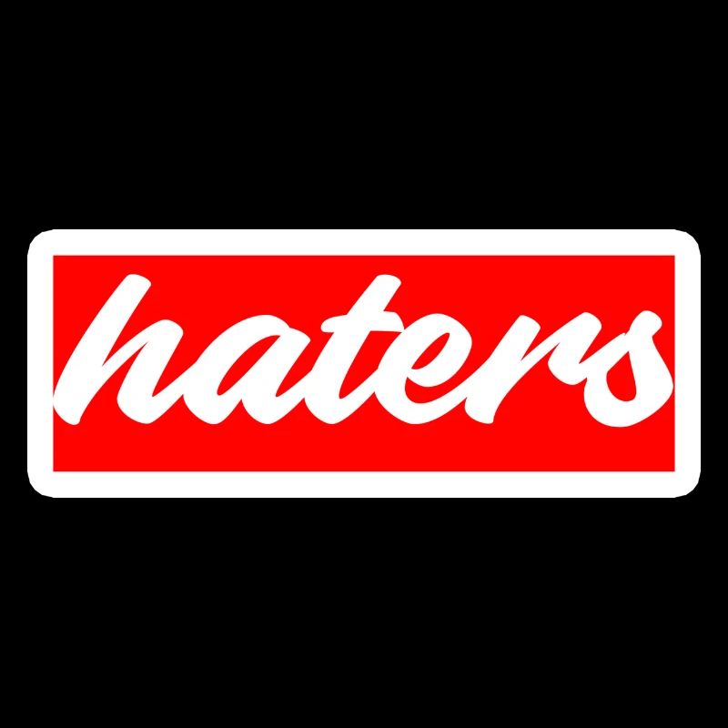 hater haters hass enemy hate enemy shirt cap on