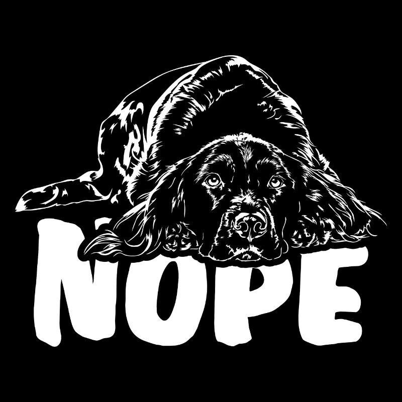 KLEINER MÜNSTERLÄNDER Nope Hundespruch Hunde