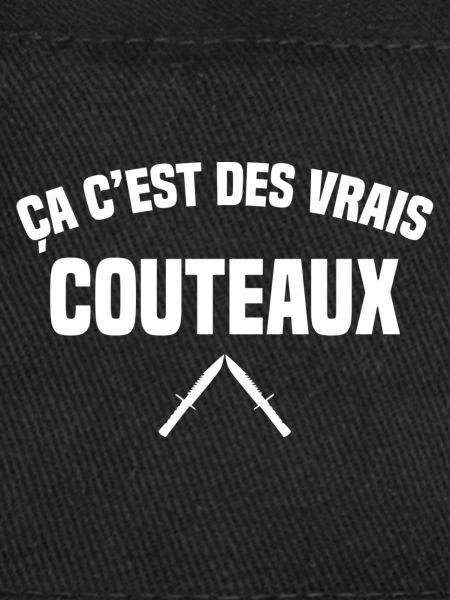 Ca c'est des vrais couteaux