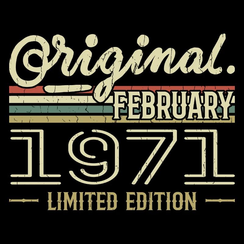 Februar 1971 Geschenk - Februar 1971 Geburtstag