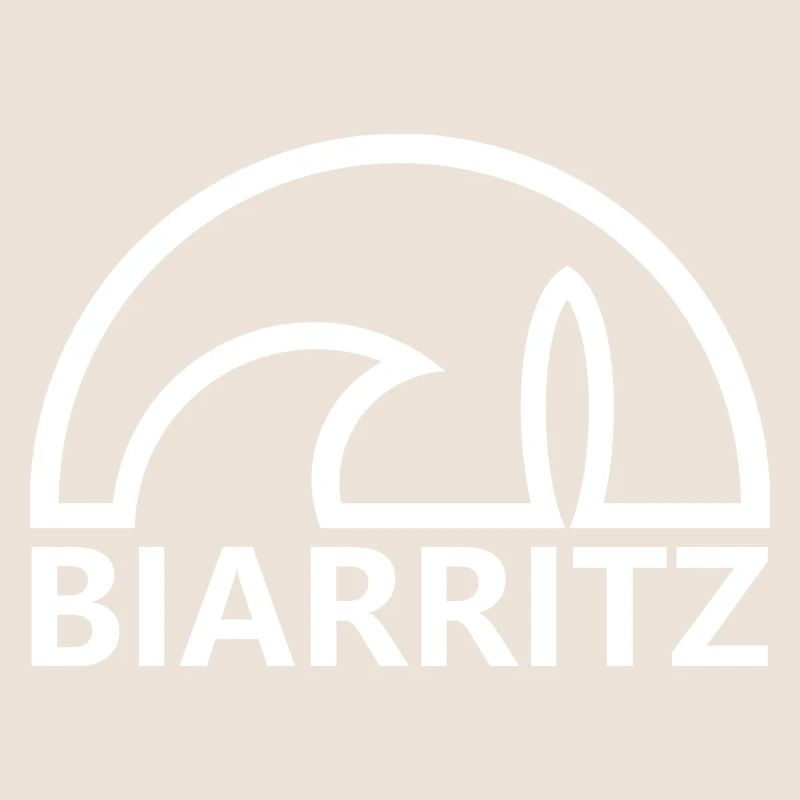 Biarritz soleil planche de surf minimaliste blanc