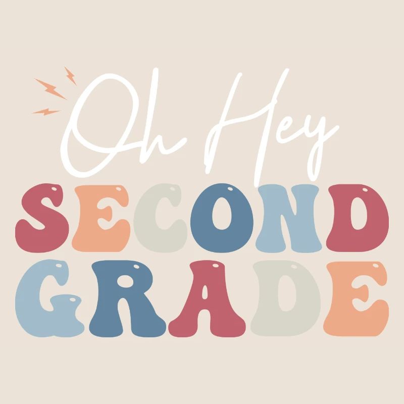 Oh Hey Second Grade Teacher Student 2nd Grade