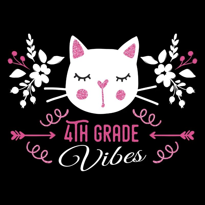 4th grade | Grade Vibes Back to School Cute Cat