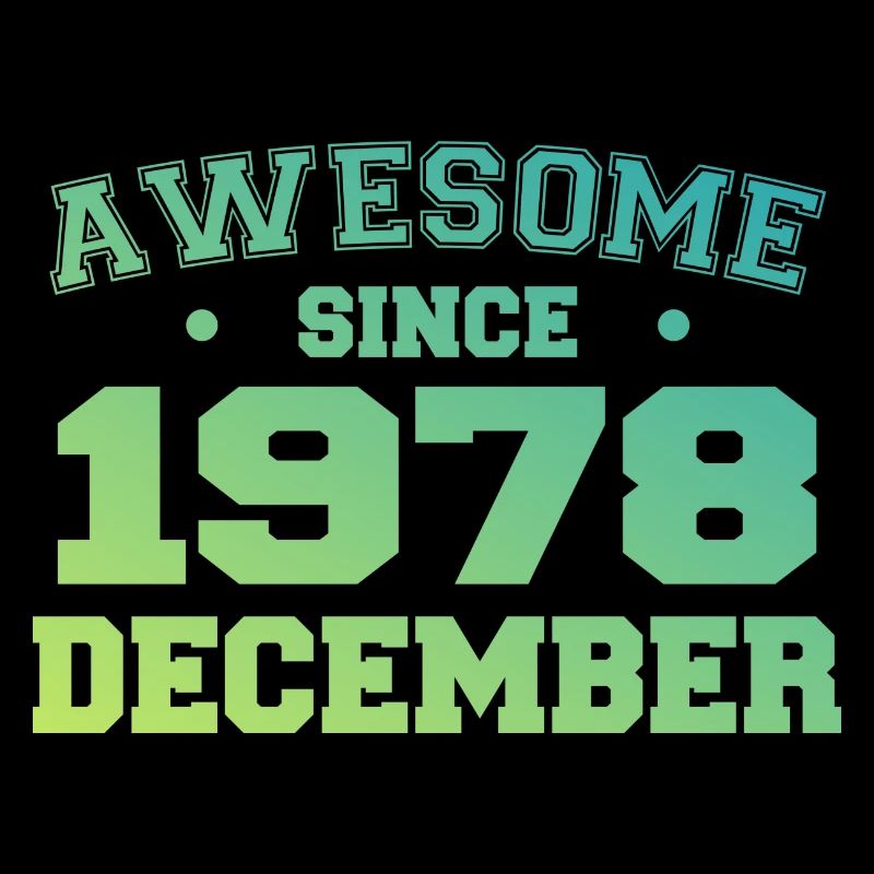 December 1978 Birthday - December 1978 Gift