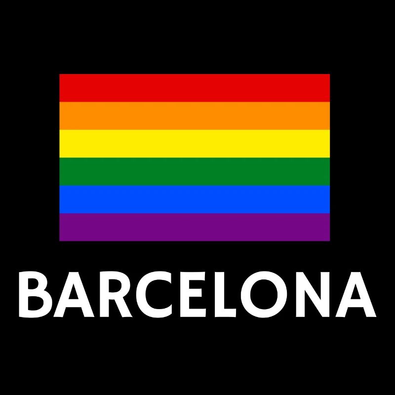 Pride Flag Barcelona pride month, pride march