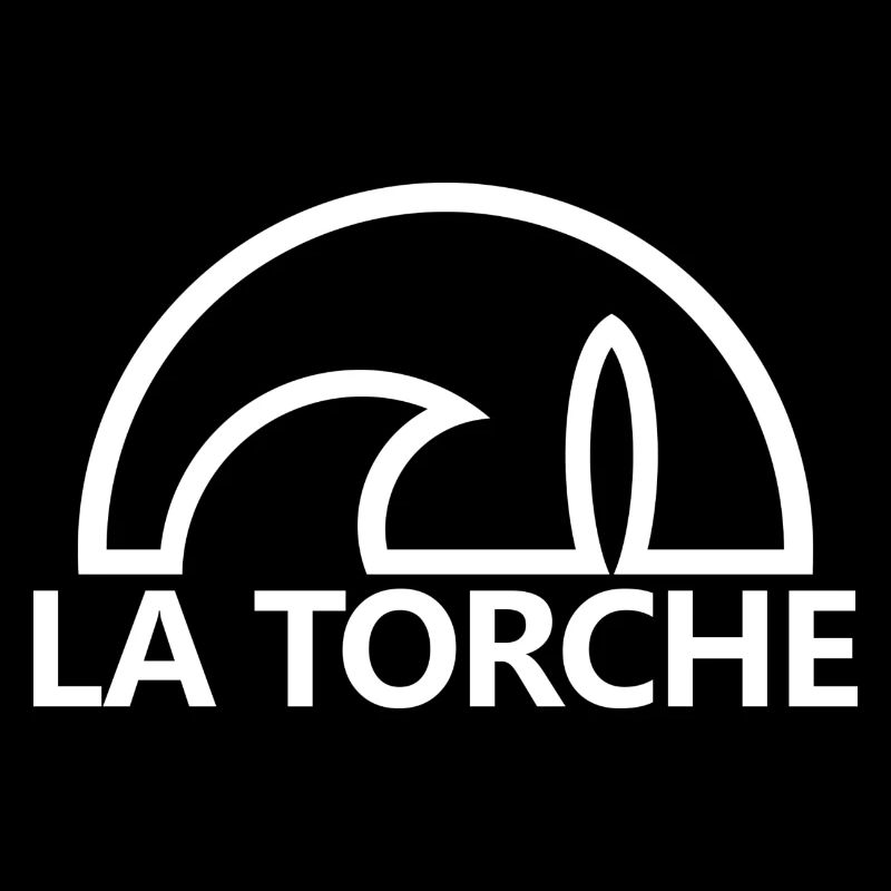 La Torche soleil minimalistisches weißes Surfbrett