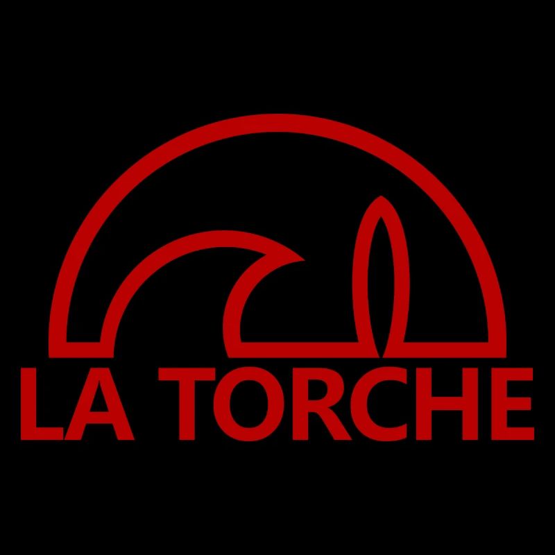 La Torche soleil minimalist red surfboard