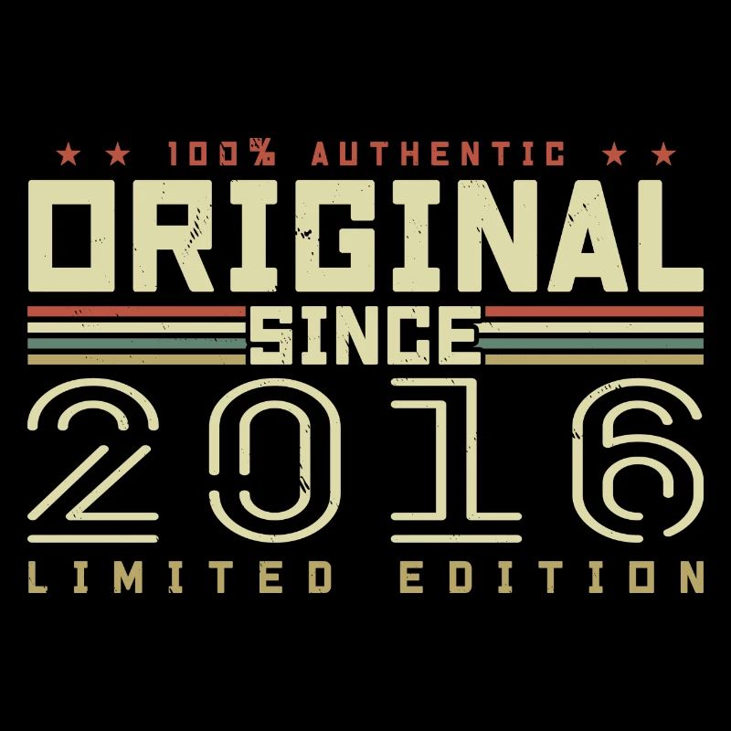 Original 2016 Retro 2016 Birthday Gift 2016