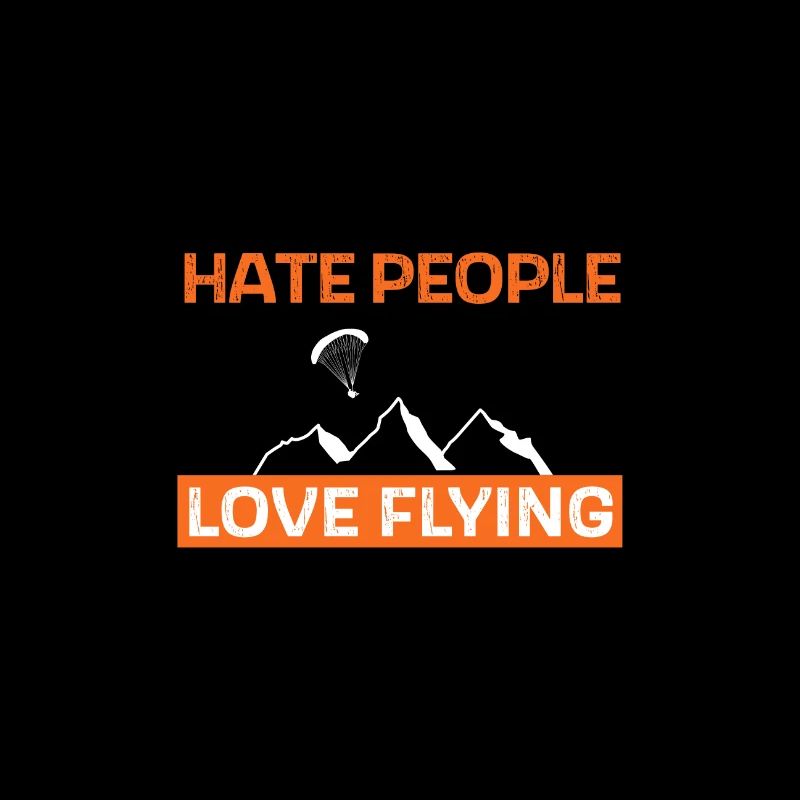Hate people - love flying