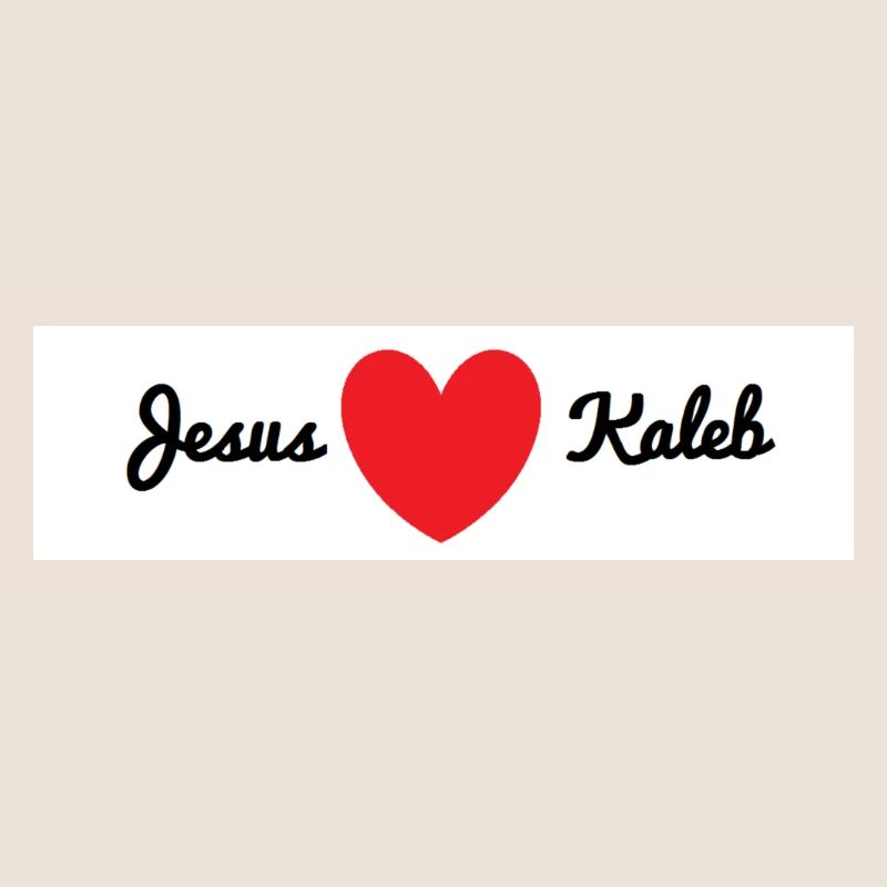 Jésus aime Caleb