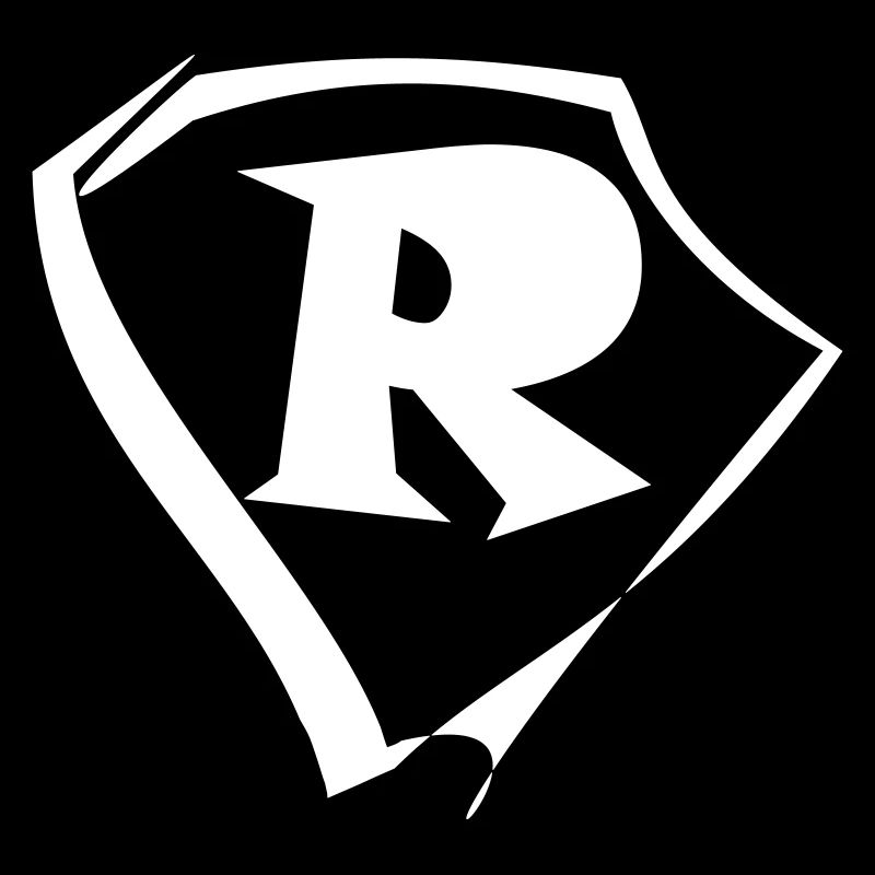 Emblem letter R logo