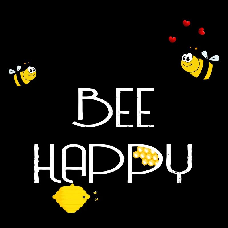 Abeille heureuse