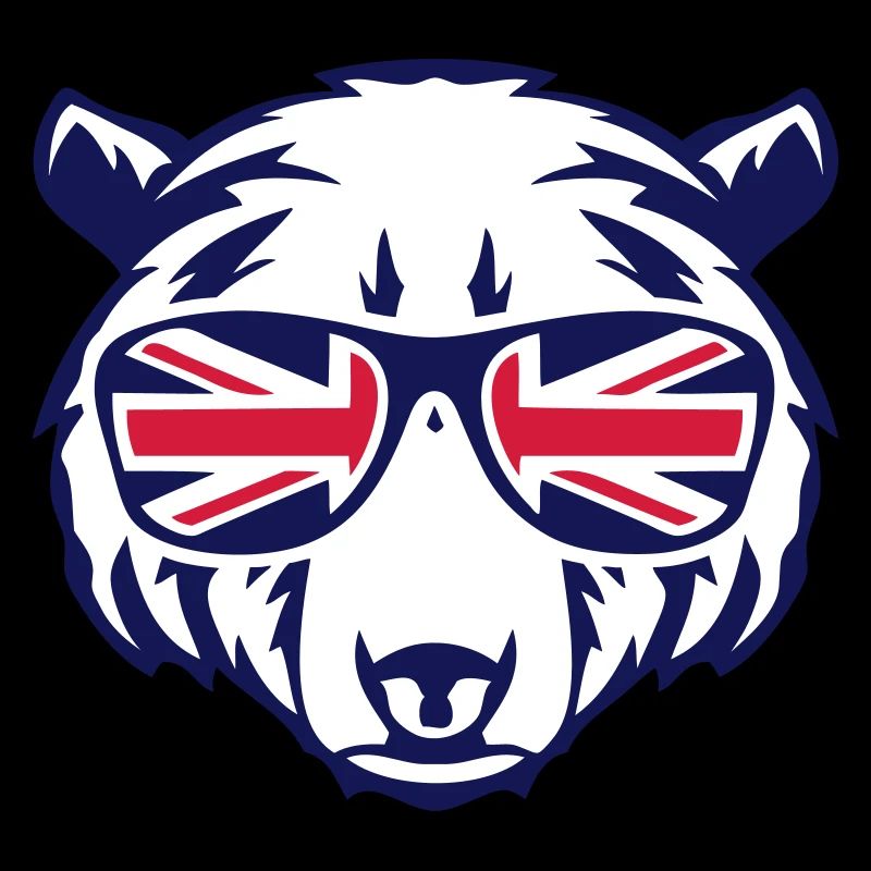 ours tete lunette drapeau anglais 2