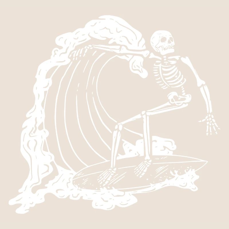 Skull surfer
