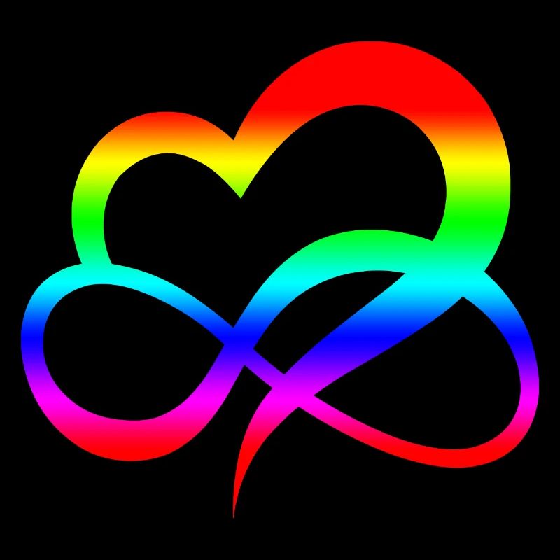 Rainbow heart