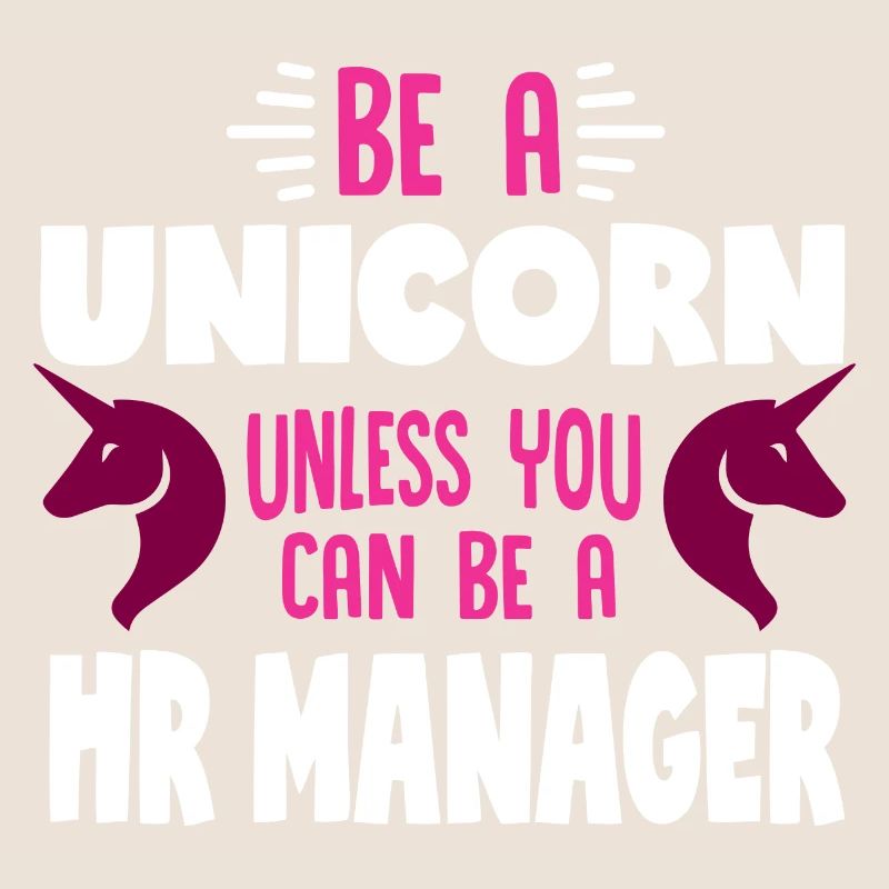 Pferd mit Horn oder HR Manager