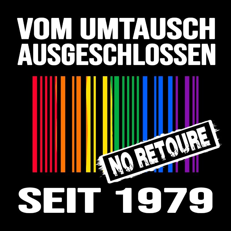 1979 geburtstag lgbt regenbogen pride birthday