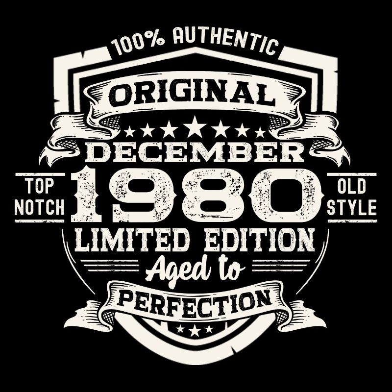 Cadeau original du 42e anniversaire de décembre 1980